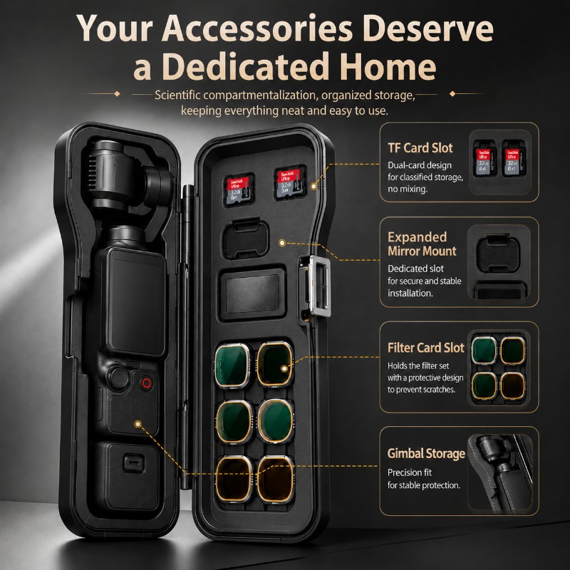 For DJI Osmo Pocket 4 3 Gimbal - огляд і ціна Drone Gimbal Case